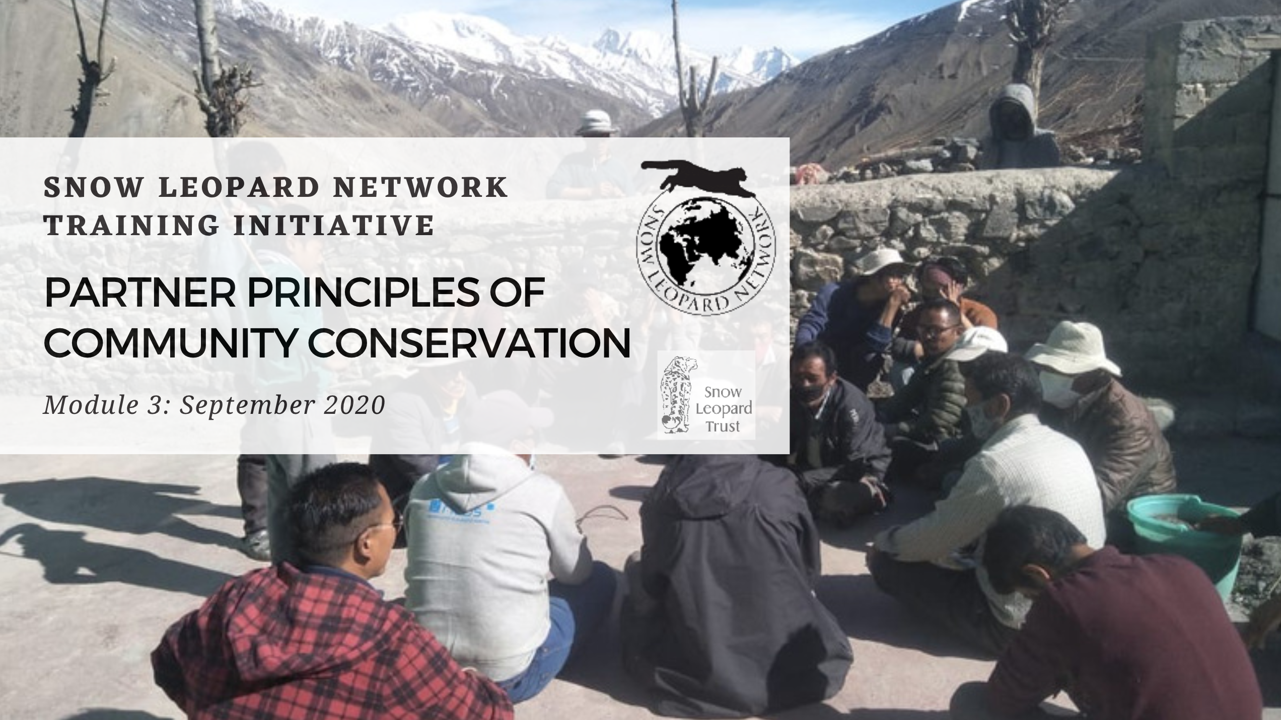 SLN Training Initiative – Community Conservation – Module 3
