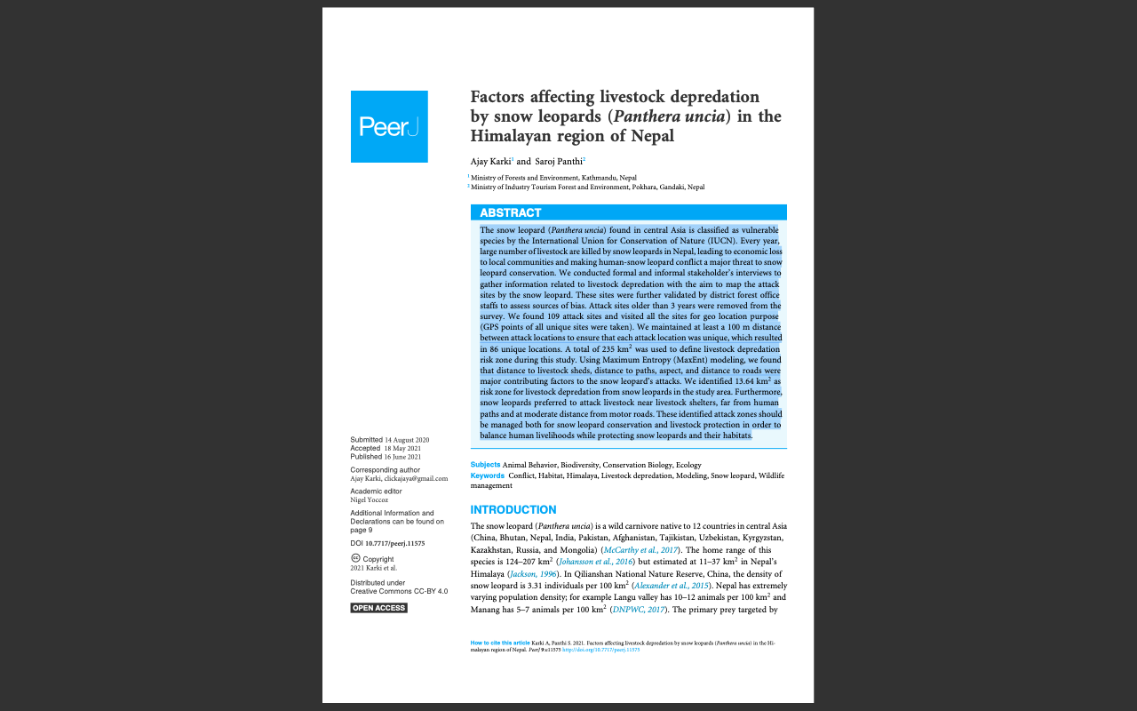 New Article to the Bibliography