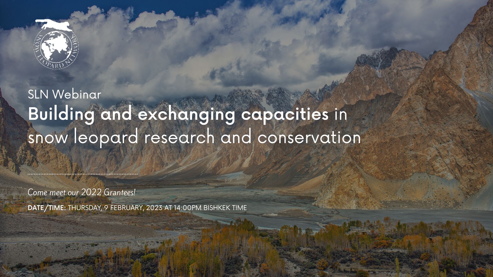 SLN Webinar: Building and exchanging capacities in snow leopard research and conservation
