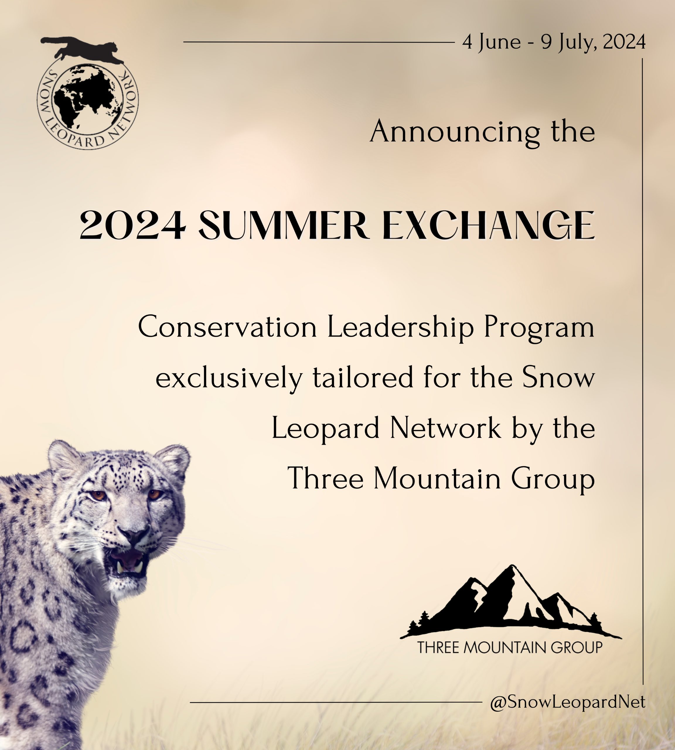 SLN Summer Exchange 2024 - Conservation Leadership Program