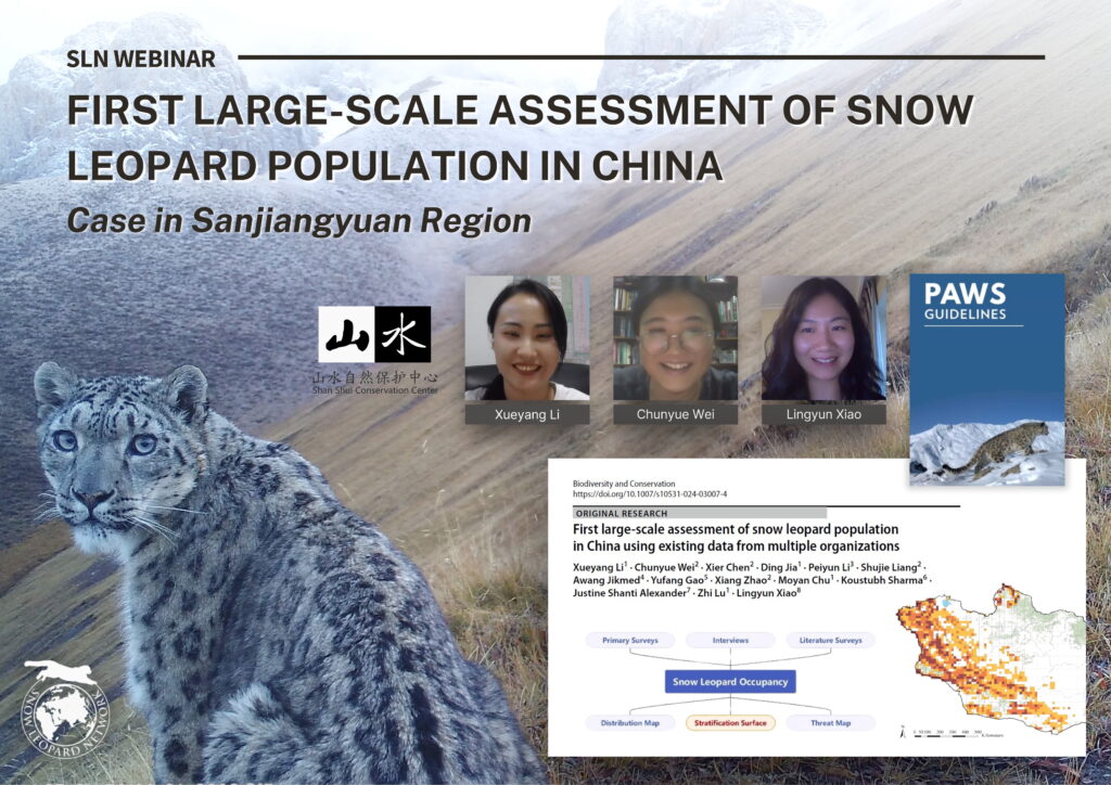 First Large-scale Assessment of Snow Leopard Population in China: Case in Sanjiangyuan Region