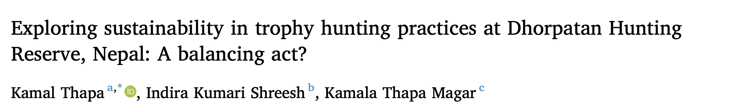 New Article to the Bibliography