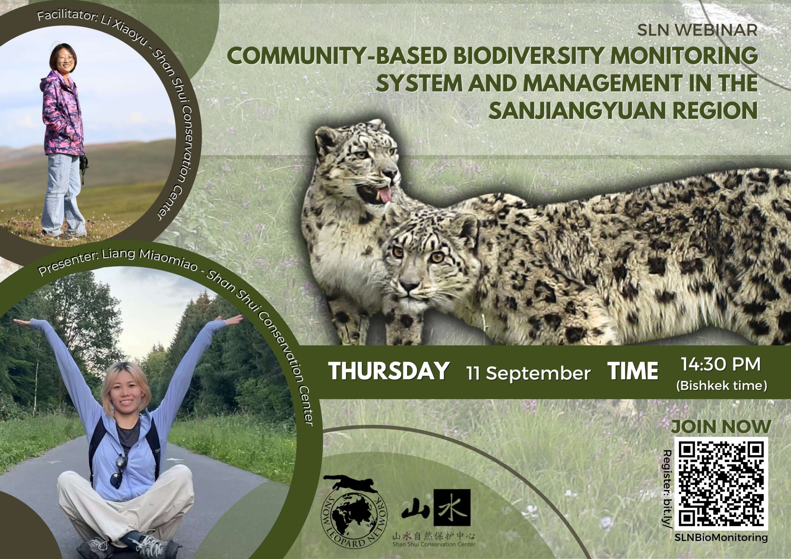 SLN Webinar: Community-based biodiversity monitoring system and management in Sanjiangyuan Region