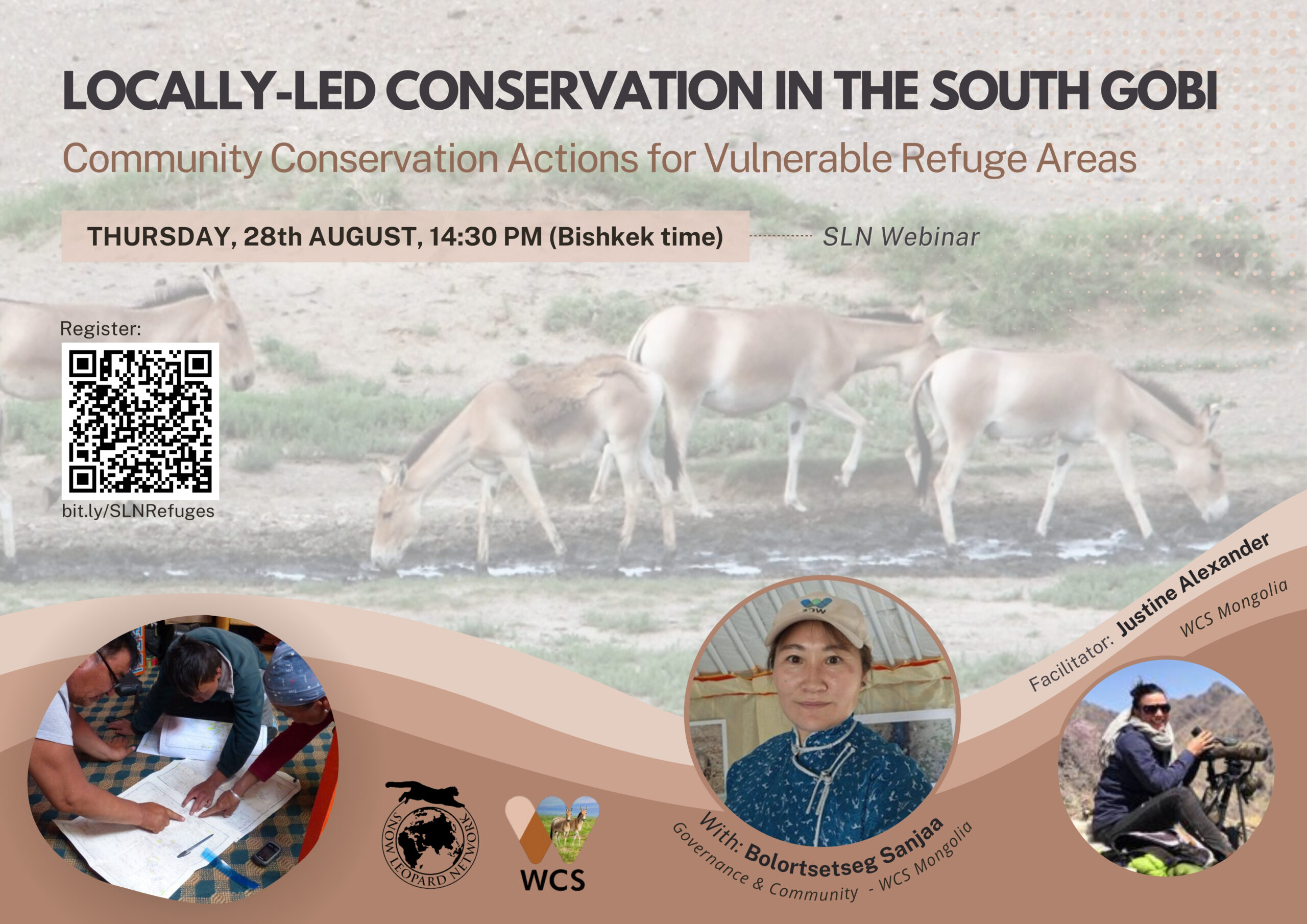 SLN Webinar: Locally-Led Conservation in the South Gobi: Community Conservation Actions for Vulnerable Refuge Areas