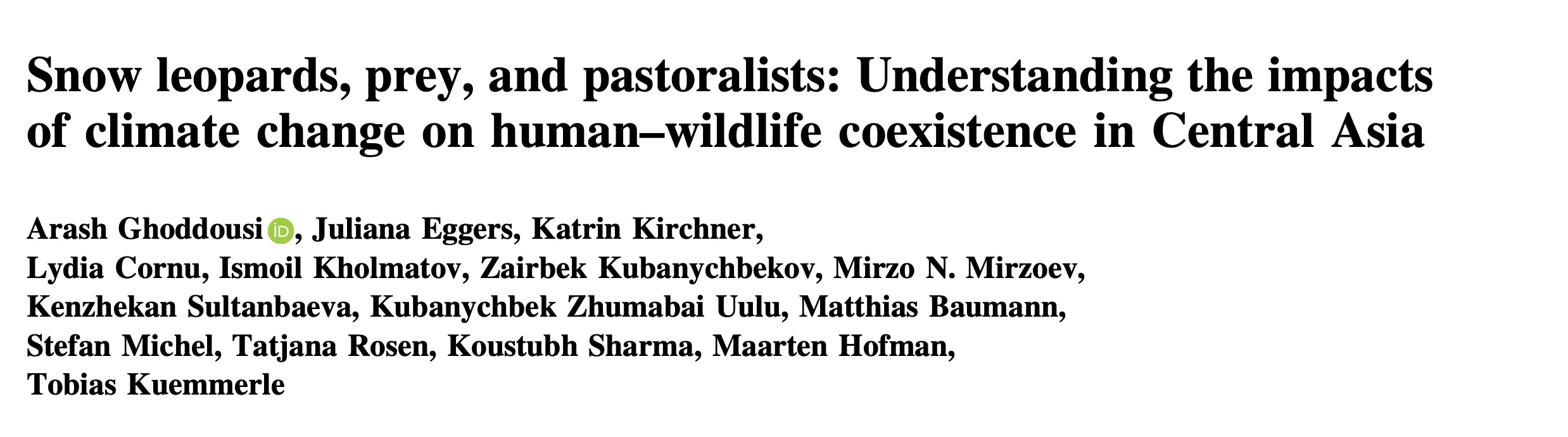 New Article to the Bibliography